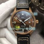 GB Factory Clone IWC Big Pilot's Spitfire Bronze Brown Dial Watch